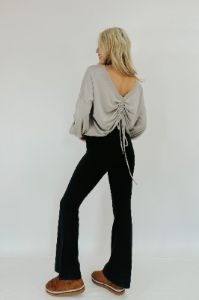 Always Calm Ruched Top sold by Bella Rose boutique