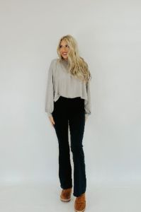 Always Calm Ruched Top sold by Bella Rose boutique
