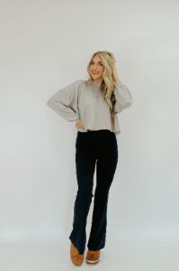Always Calm Ruched Top sold by Bella Rose boutique