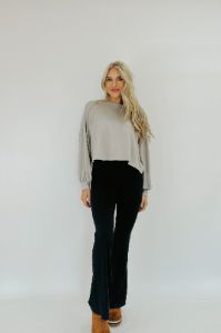 Always Calm Ruched Top sold by Bella Rose boutique