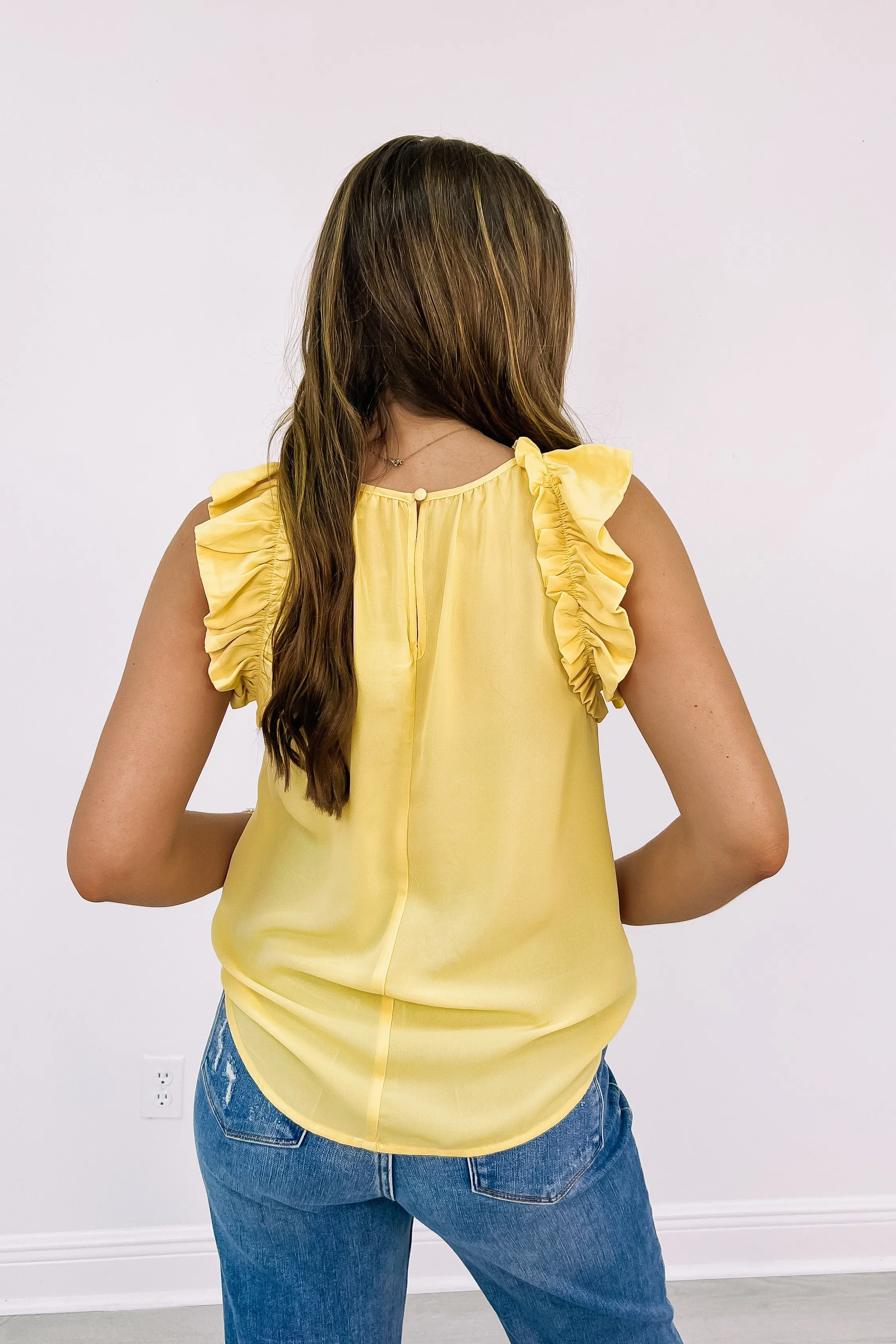 Lost Without You Ruffle Top (LAST ONE - SIZE MEDIUM) sold by Bella Rose boutique product image thumbnail 5