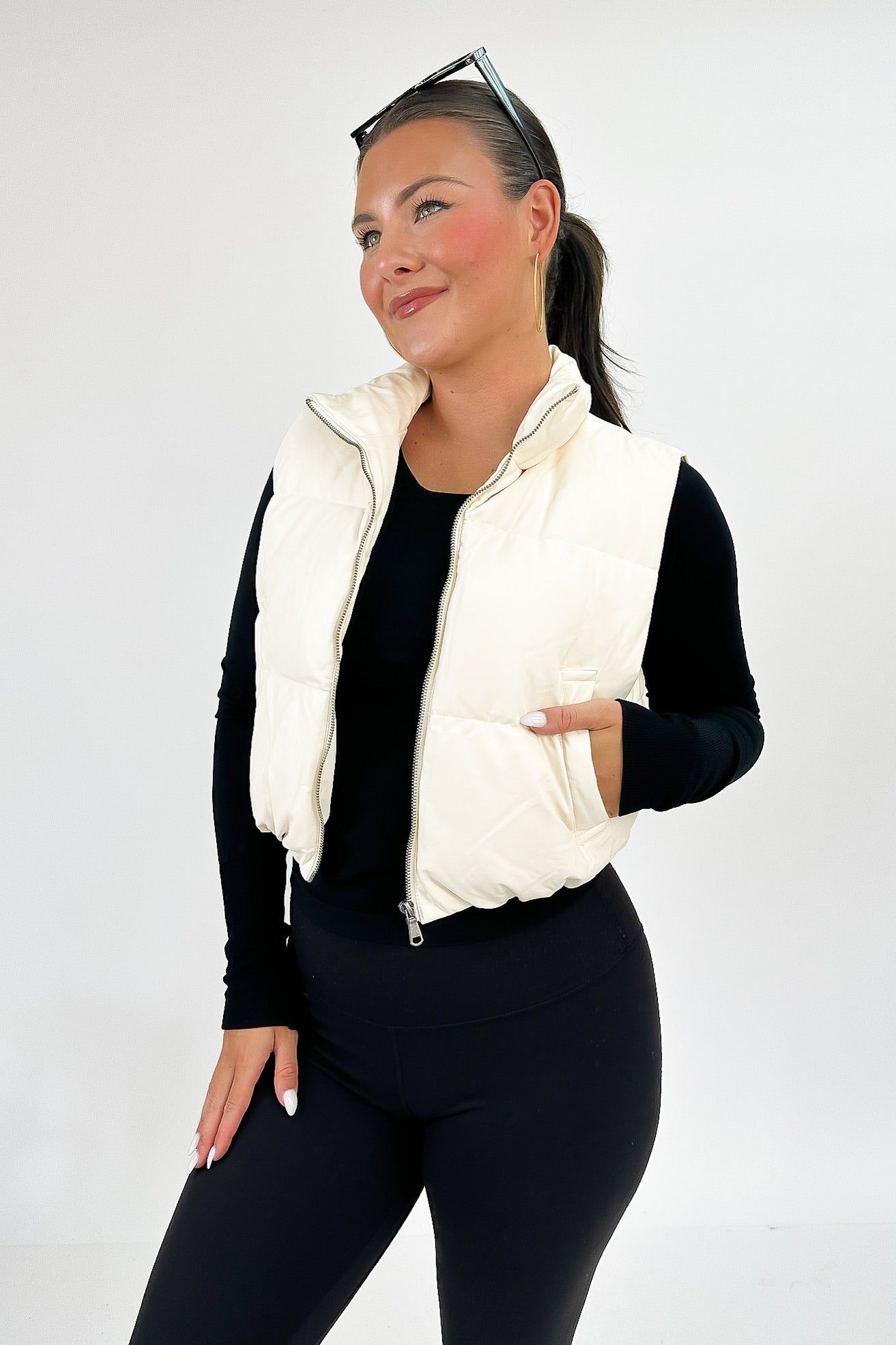Back In Action Puffer Vest sold by Bella Rose boutique product image thumbnail 2