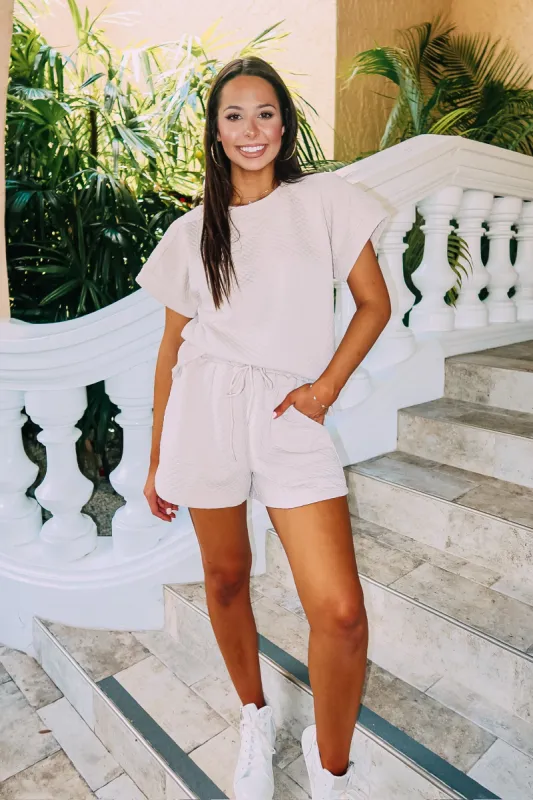 Elaborate Stories Embossed Two-Piece Set sold by Bella Rose boutique