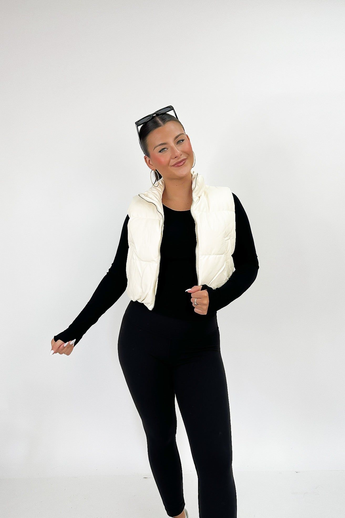 Back In Action Puffer Vest sold by Bella Rose boutique product image thumbnail 3