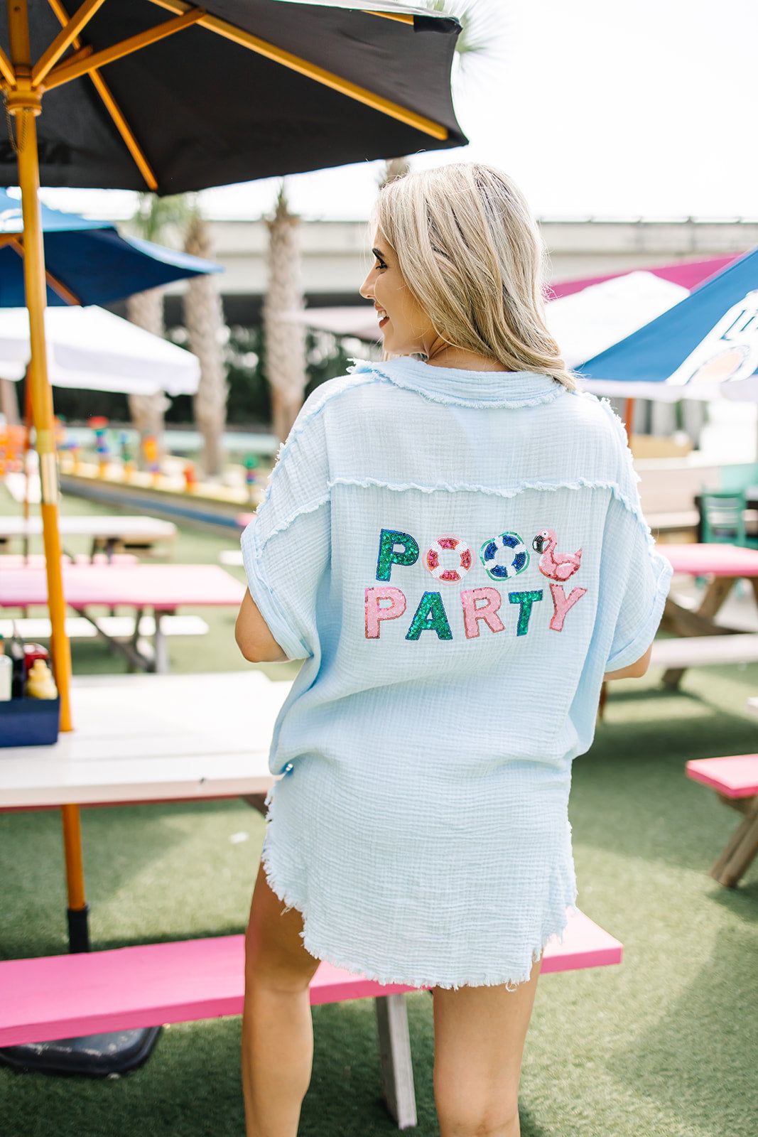 Sequin Pool Party Top sold by Bella Rose boutique