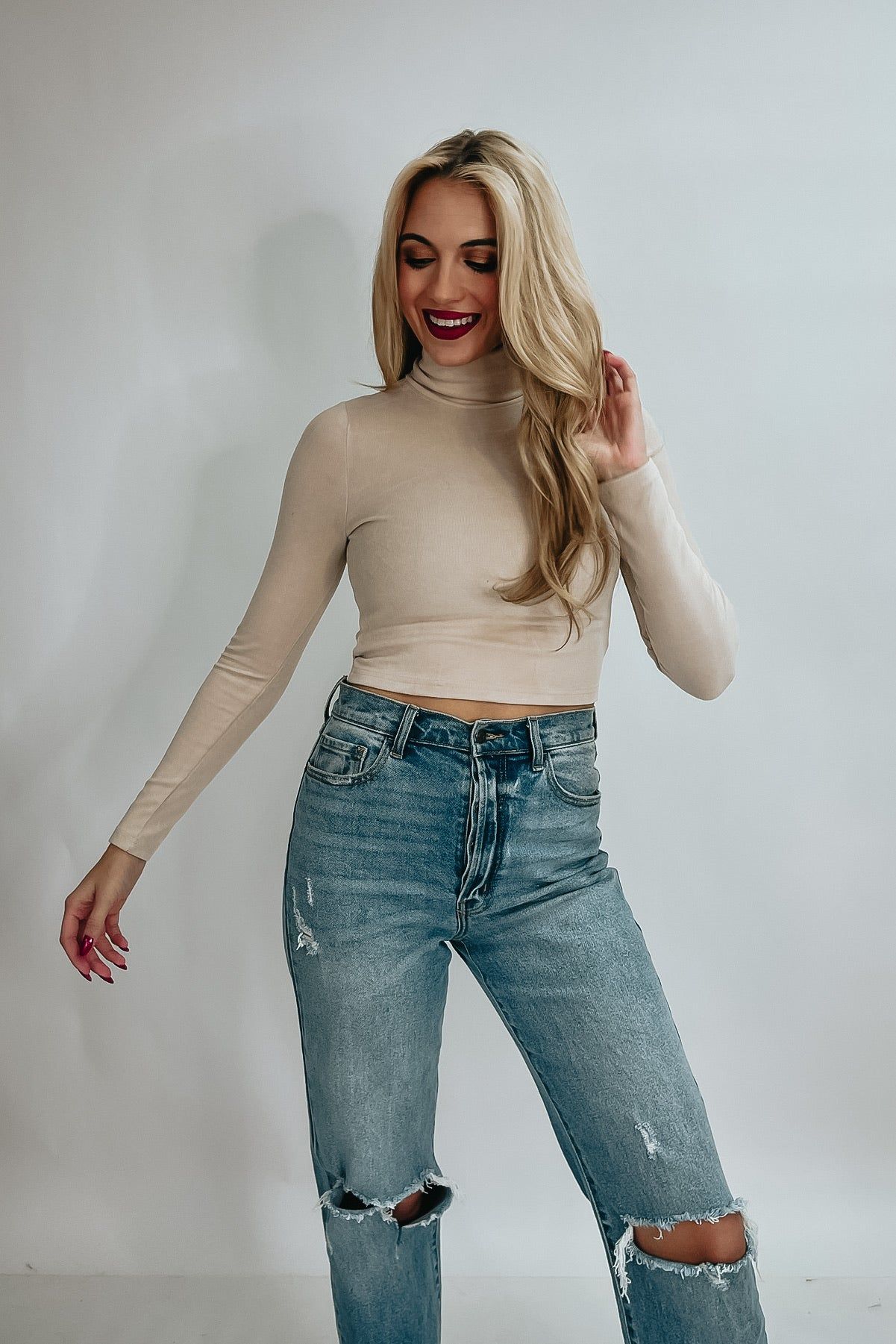 Doing It All Crop Top sold by Bella Rose boutique