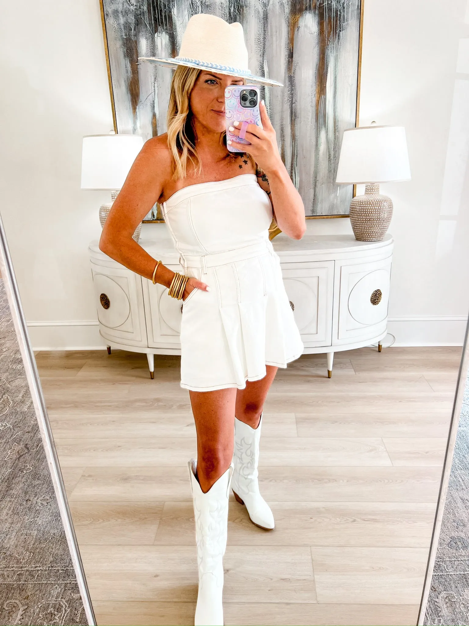 Got It Girls Denim Dress sold by Bella Rose boutique product image thumbnail 4