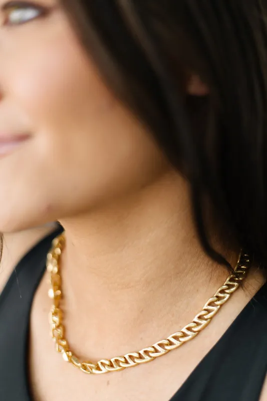 Chunky Mariner Chain Link Necklace sold by Bella Rose boutique