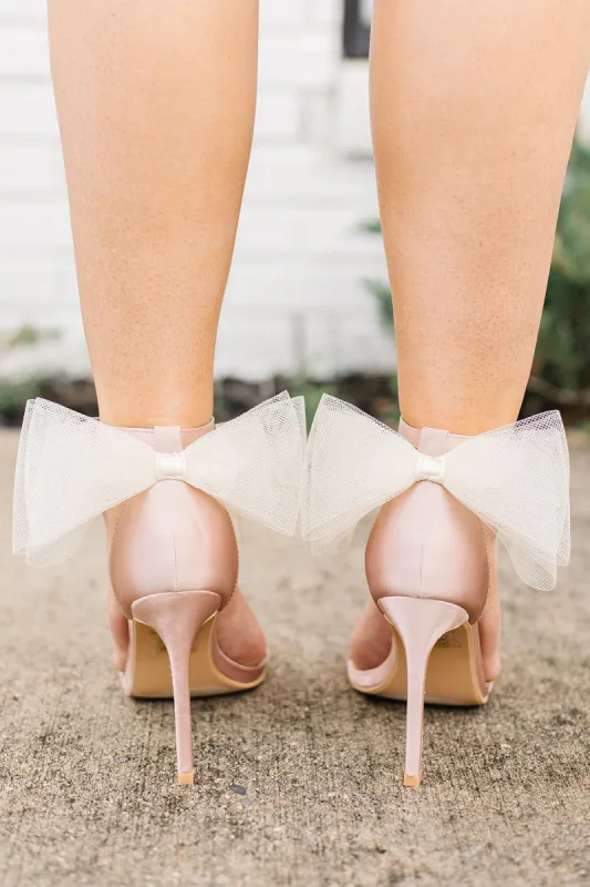 Indie Satin Bow Heel sold by Bella Rose boutique