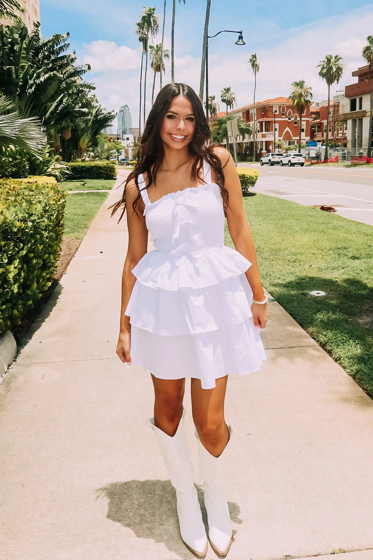 Tugging At Heartstrings Mini Dress sold by Bella Rose boutique