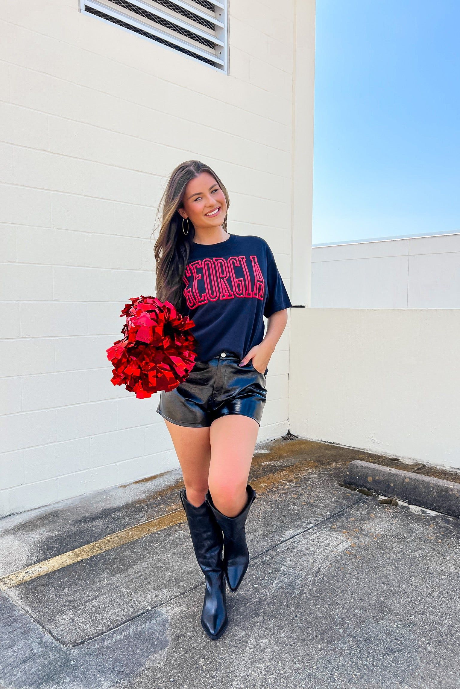 Georgia Rep You College Graphic Tee sold by Bella Rose boutique