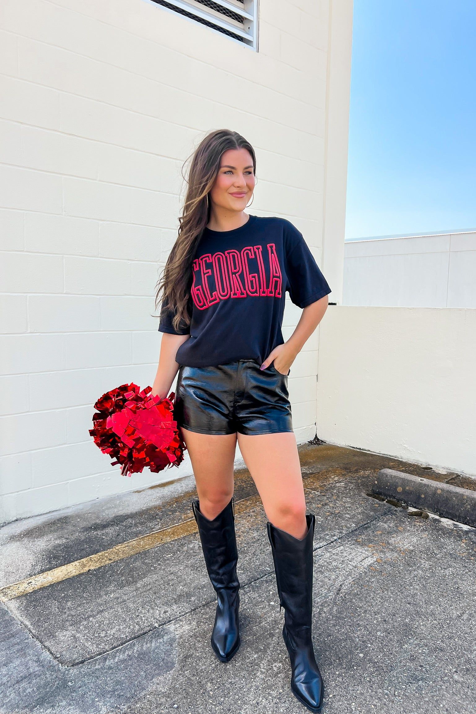 Georgia Rep You College Graphic Tee sold by Bella Rose boutique product image thumbnail 3