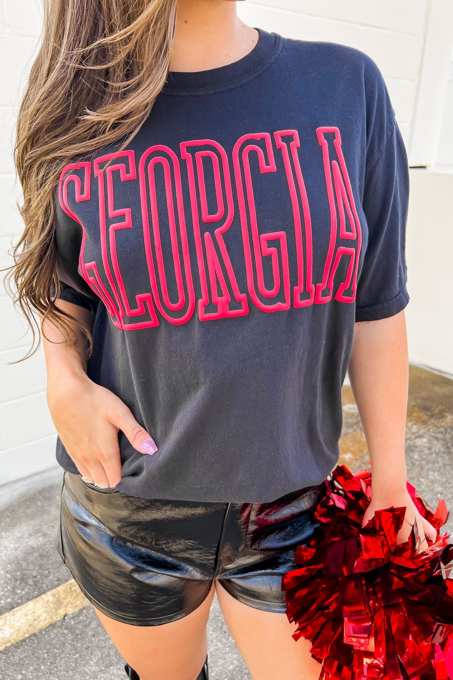 Georgia Rep You College Graphic Tee sold by Bella Rose boutique product image thumbnail 2