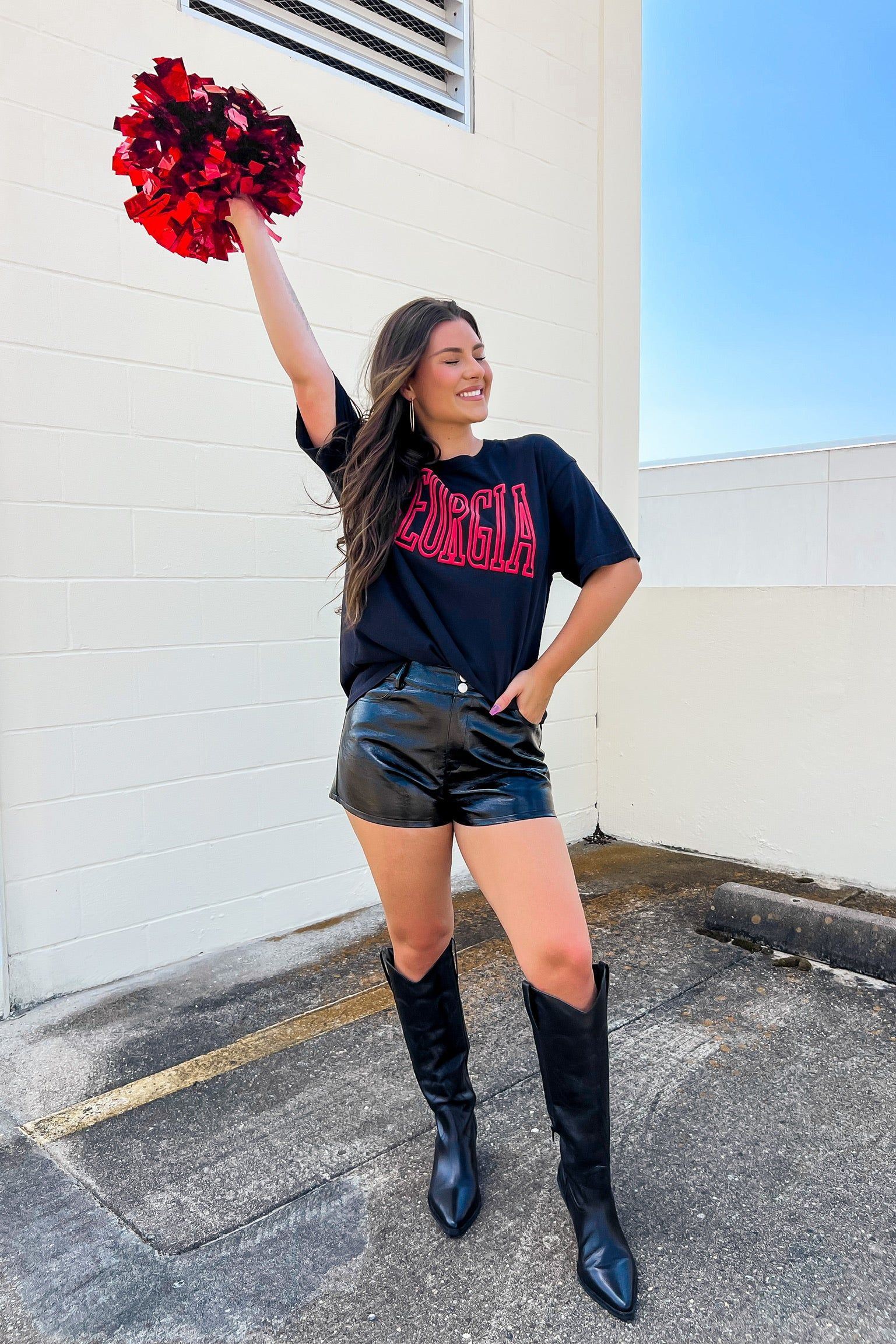 Georgia Rep You College Graphic Tee sold by Bella Rose boutique product image thumbnail 4