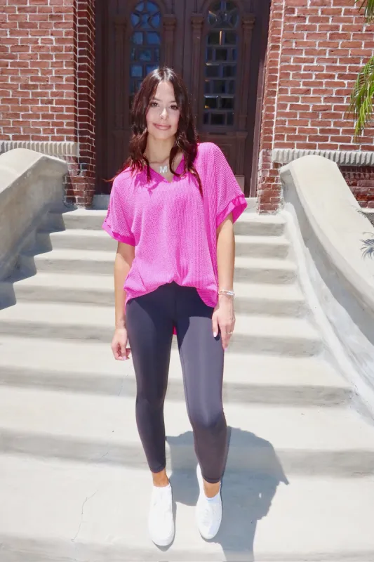 Chance For Glory Ribbed Top sold by Bella Rose boutique