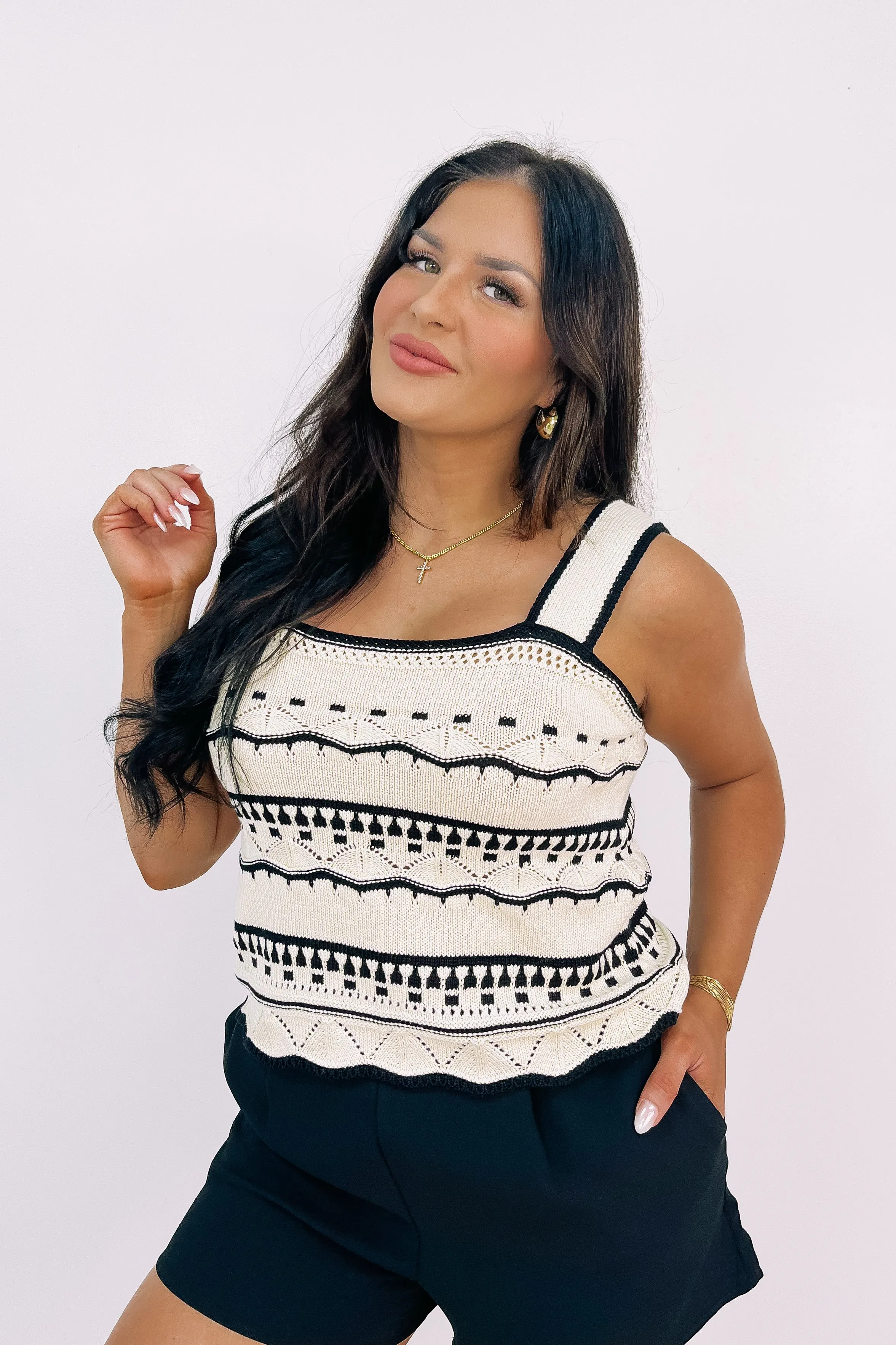 Summer Brunch Crop Top (LAST ONE - SIZE LARGE) sold by Bella Rose boutique product image thumbnail 2