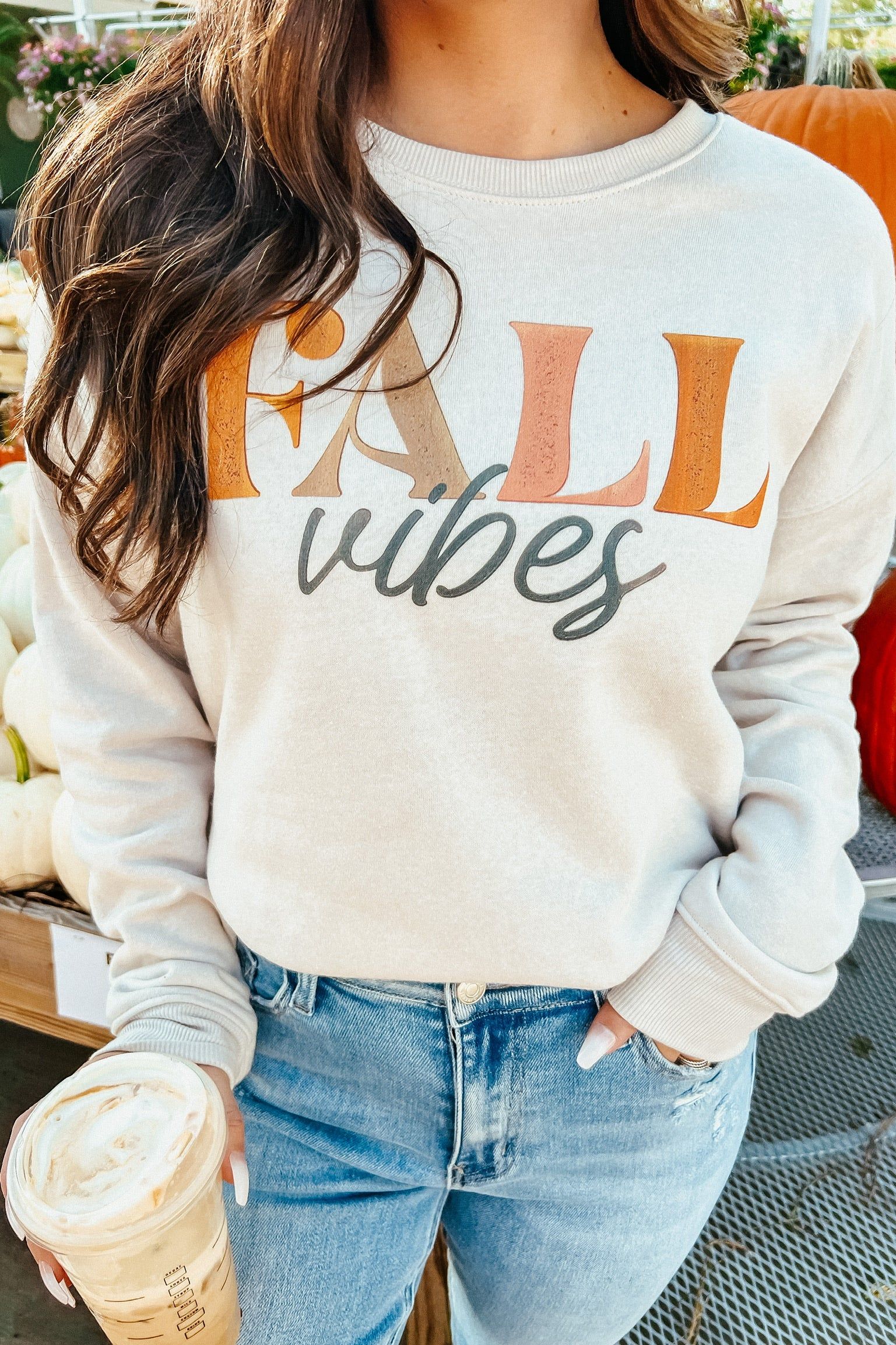 Fall Vibes Graphic Sweatshirt sold by Bella Rose boutique product image thumbnail 2