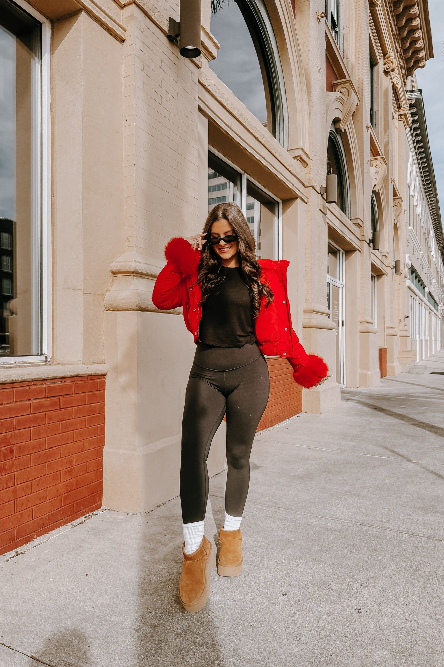 Aspen Babe Faux Fur Puffer Jacket sold by Bella Rose boutique product image thumbnail 5