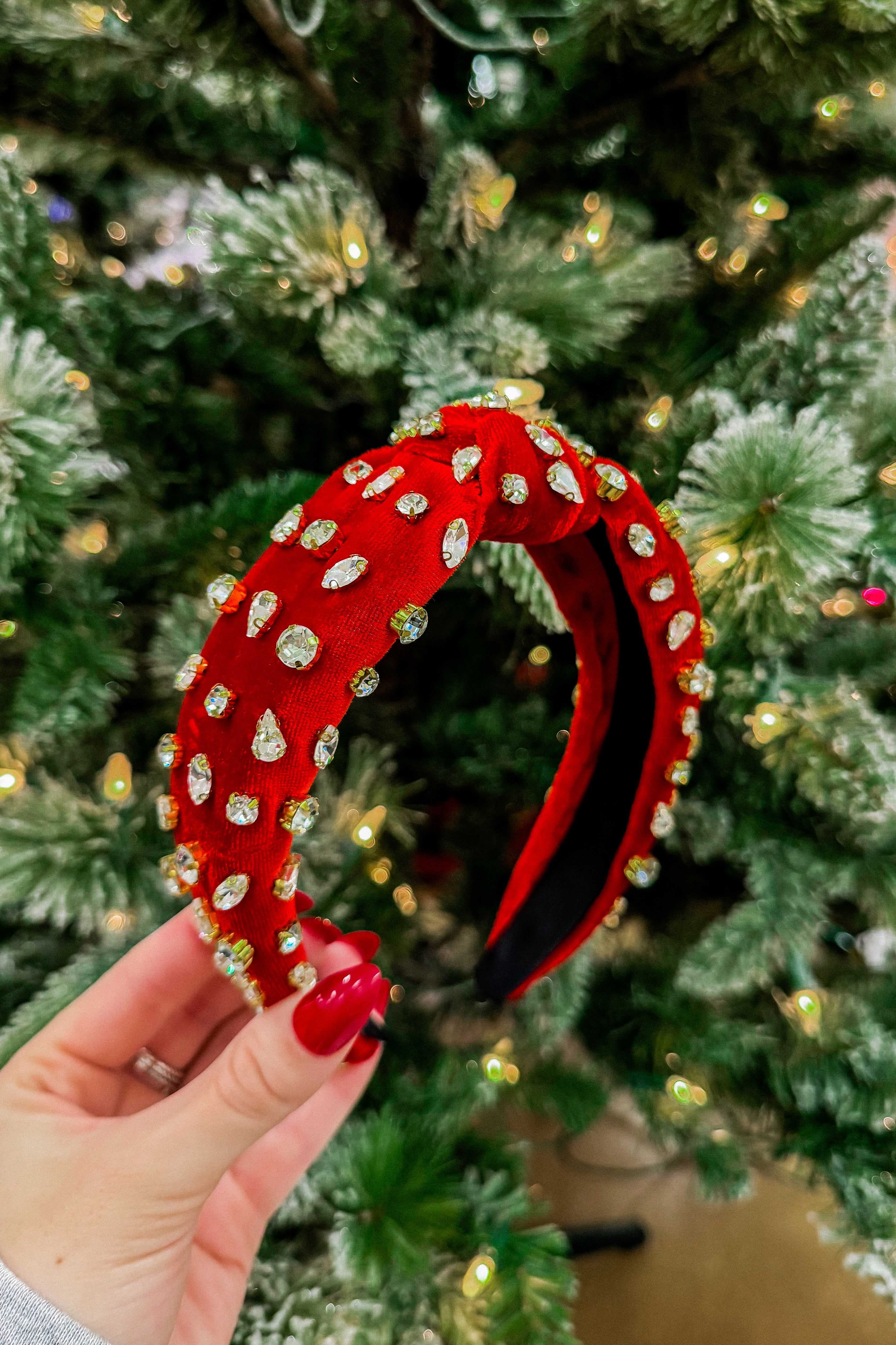Tis The Season To Sparkle Knot Headband sold by Bella Rose boutique