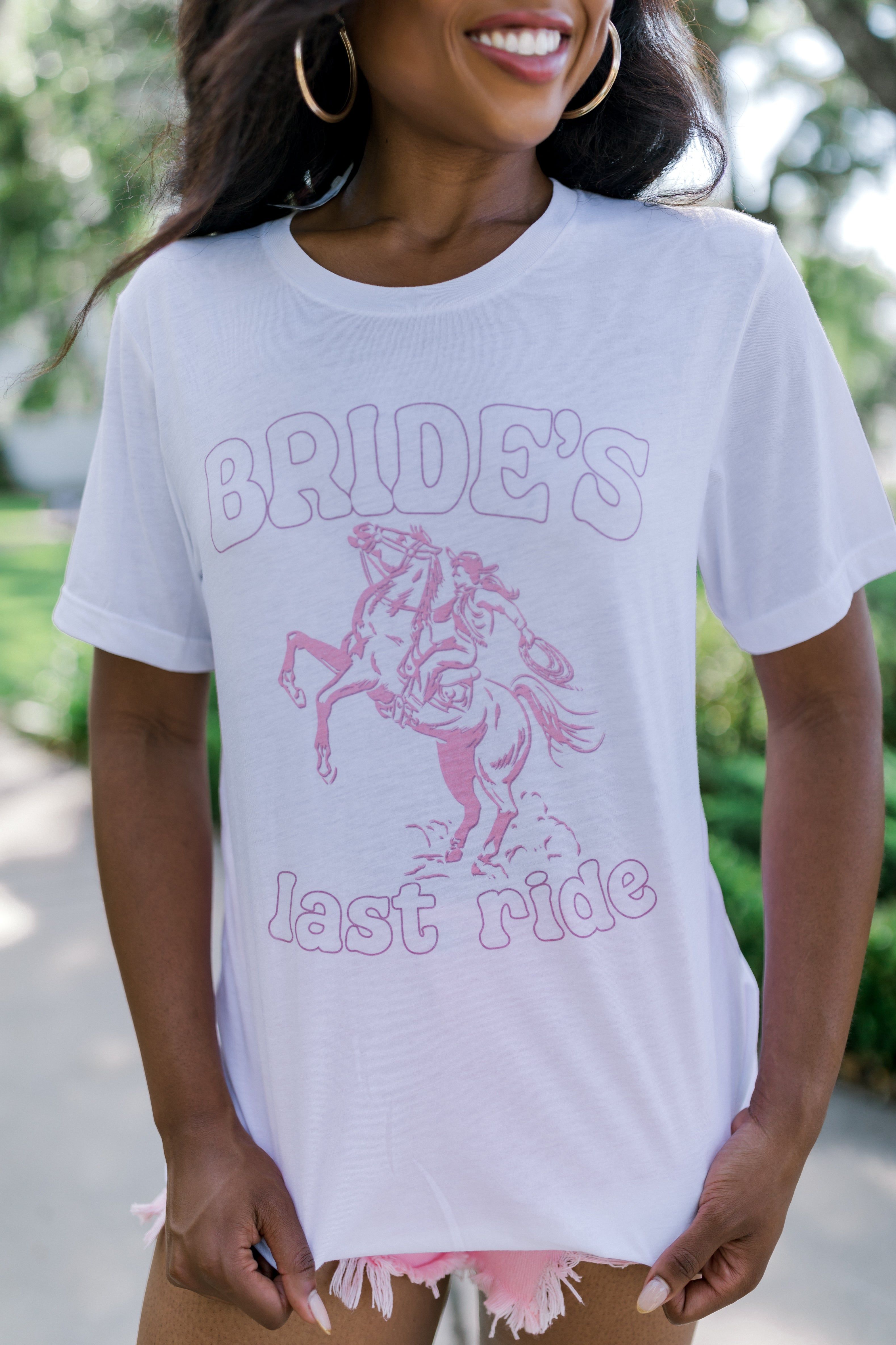 Bride's Last Ride Graphic Top sold by Bella Rose boutique product image thumbnail 2