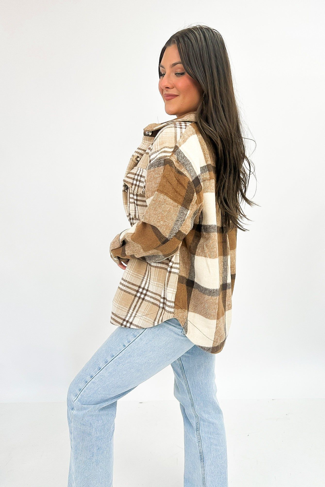 Everyday Enjoyment Plaid Jacket sold by Bella Rose boutique product image thumbnail 5