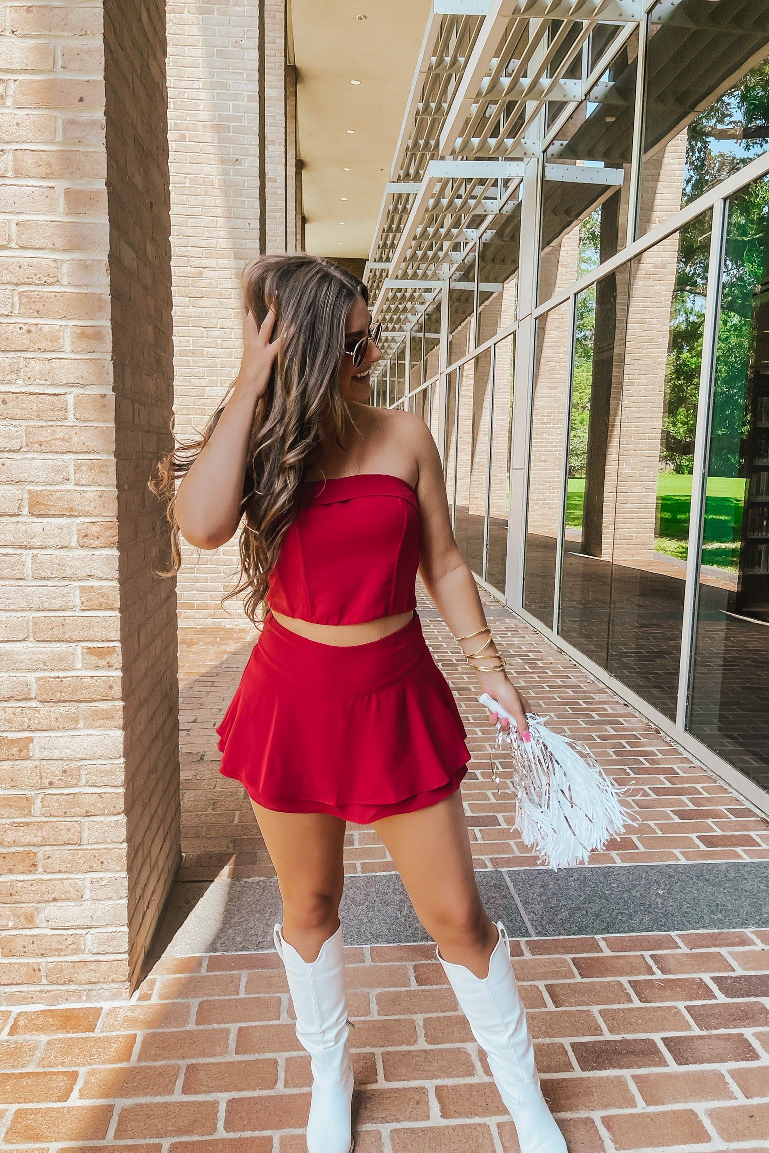 Perfectly Posted Crop Top sold by Bella Rose boutique product image thumbnail 4