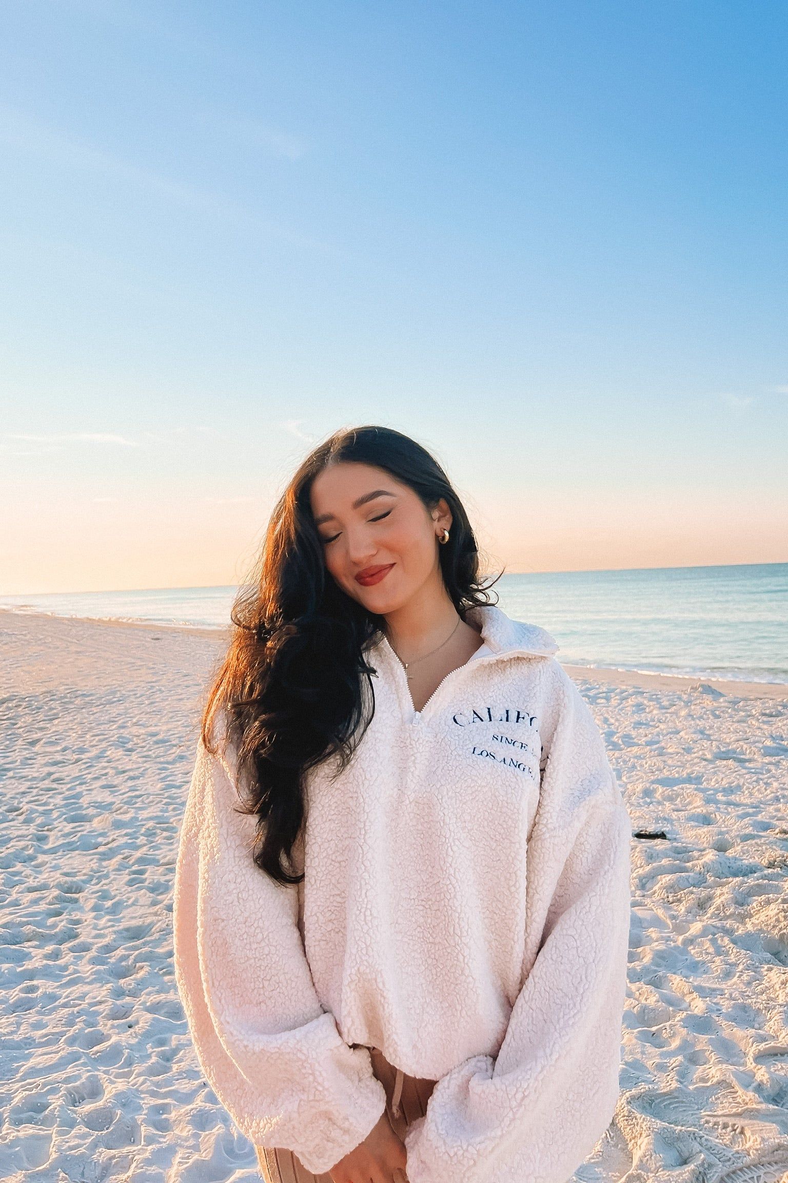 Ally California Sherpa Pullover sold by Bella Rose boutique