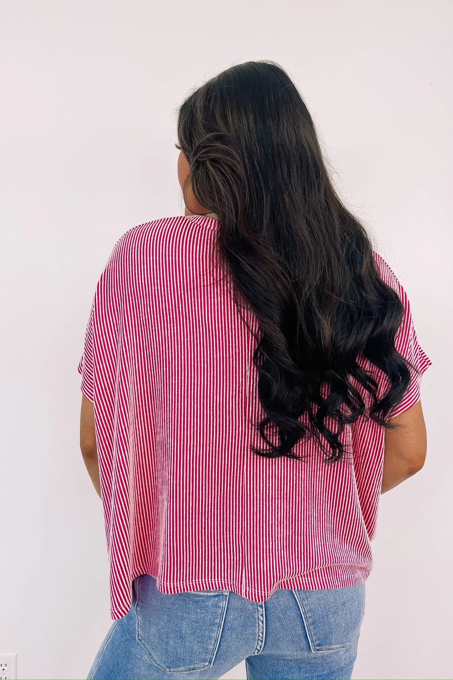 On To Simpler Times Ribbed Top sold by Bella Rose boutique product image thumbnail 3