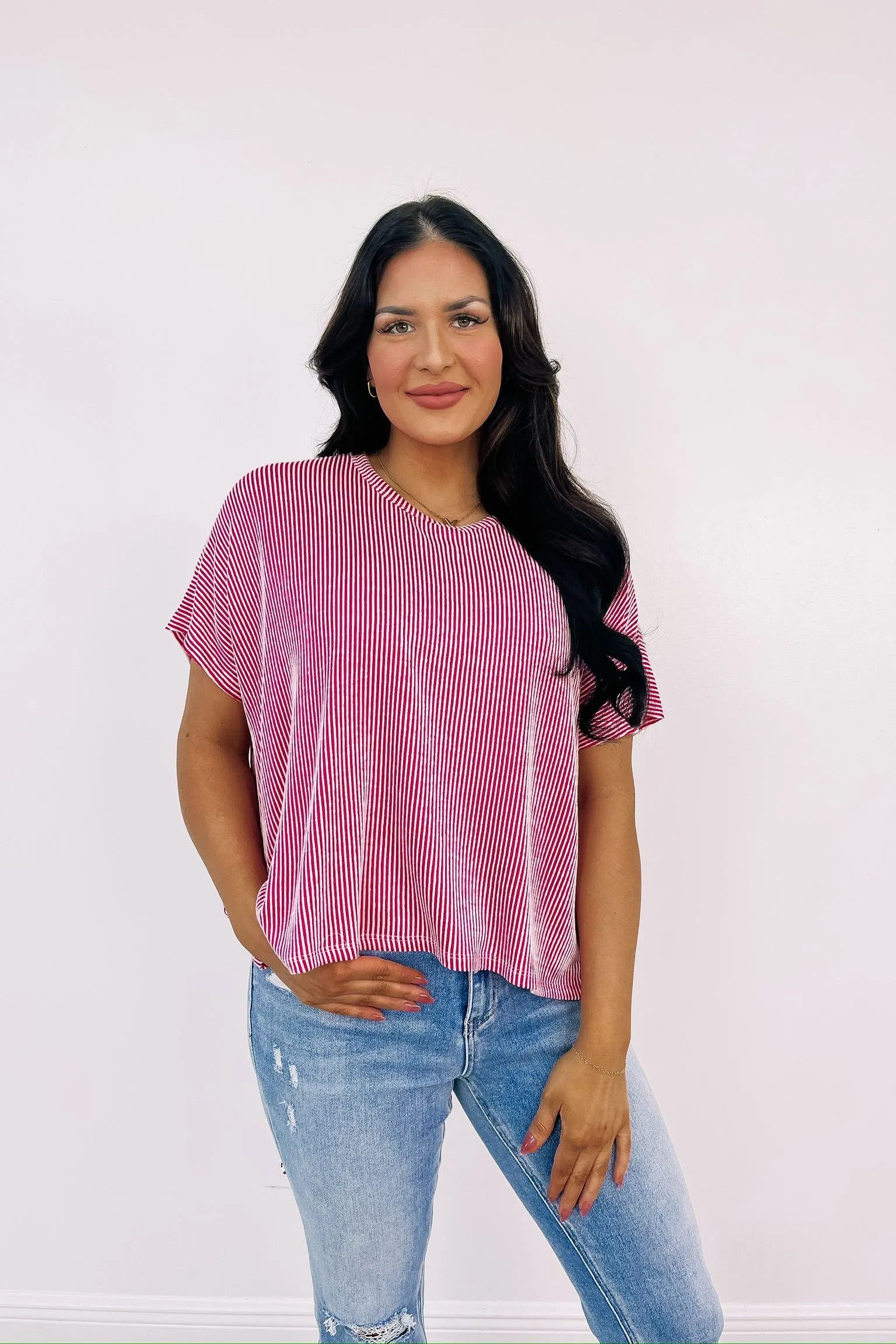 On To Simpler Times Ribbed Top sold by Bella Rose boutique product image thumbnail 2