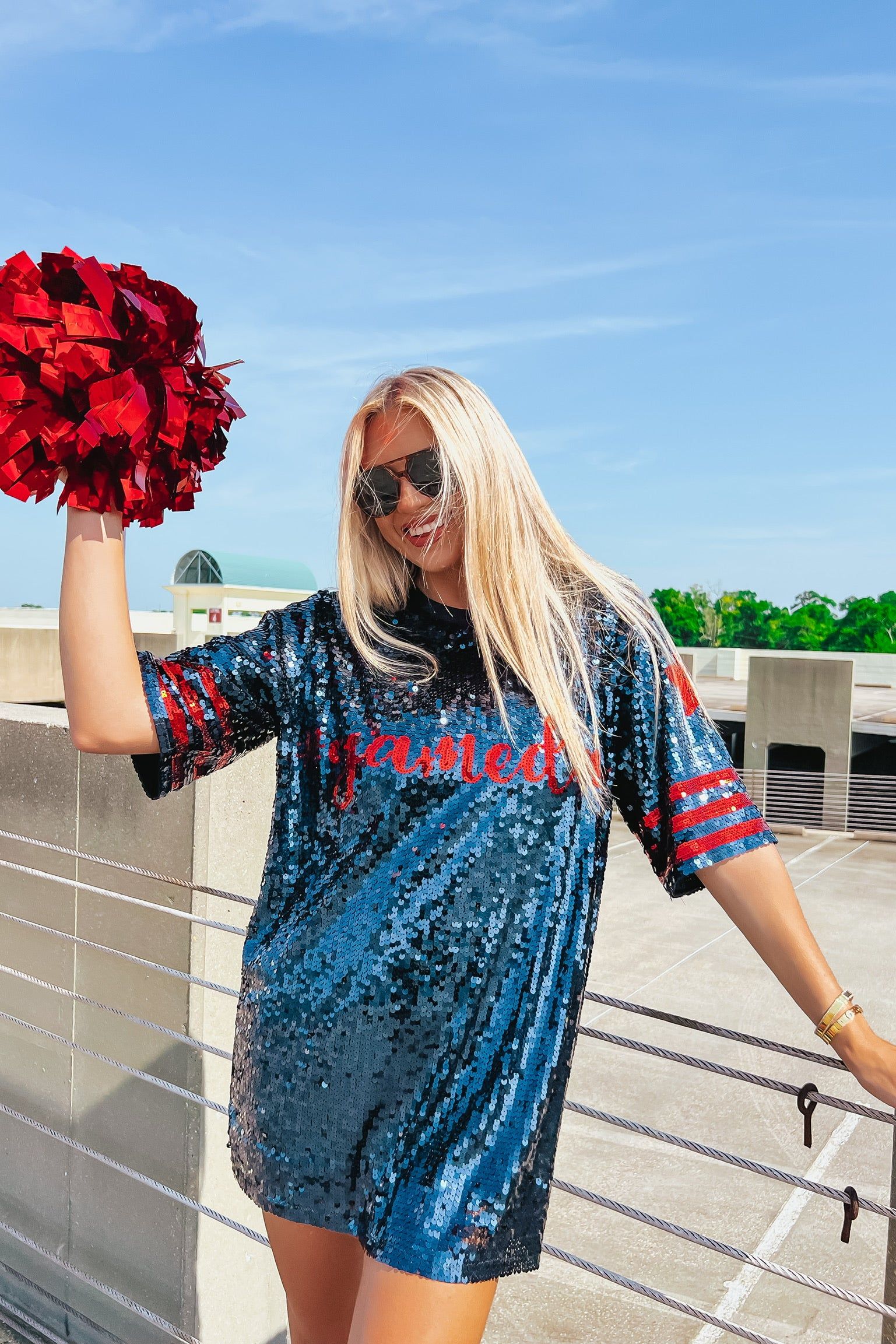 Gameday Glam Sequin Dress sold by Bella Rose boutique product image thumbnail 5