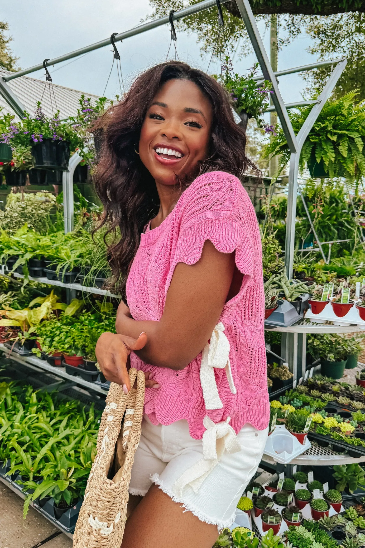 Beginning To Bloom Crochet Top sold by Bella Rose boutique product image thumbnail 4