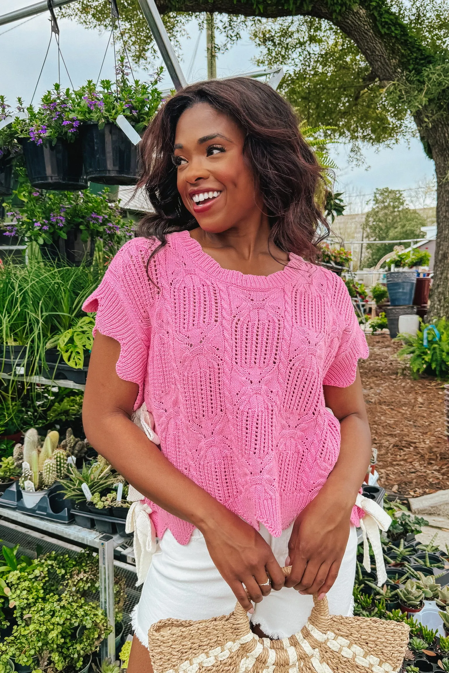 Beginning To Bloom Crochet Top sold by Bella Rose boutique product image thumbnail 2