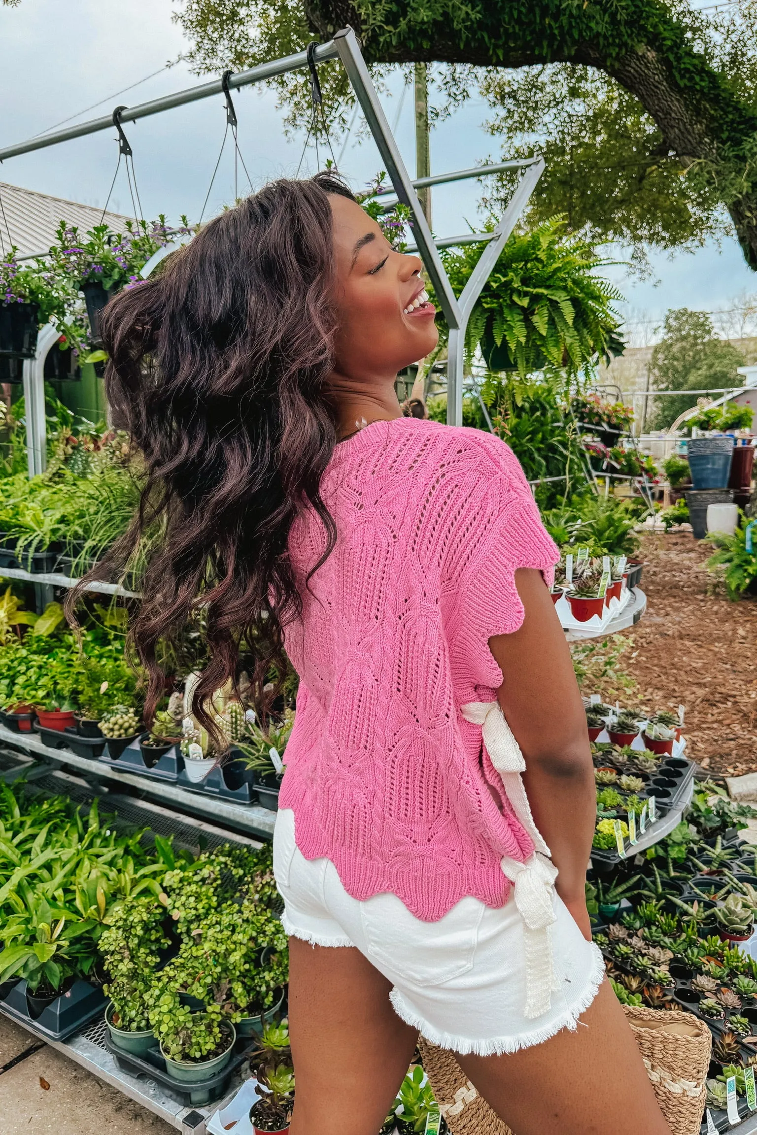 Beginning To Bloom Crochet Top sold by Bella Rose boutique product image thumbnail 3