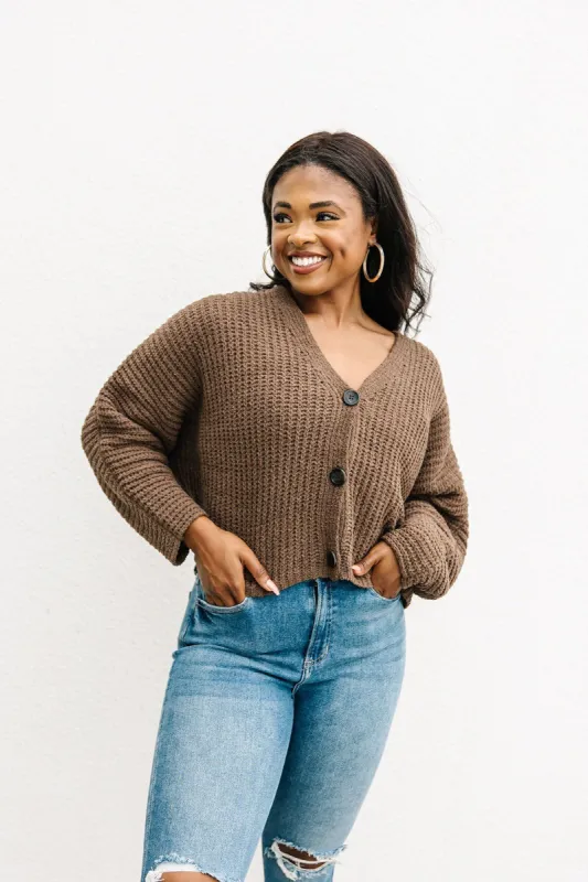 Regina Chenille Button Front Sweater sold by Bella Rose boutique