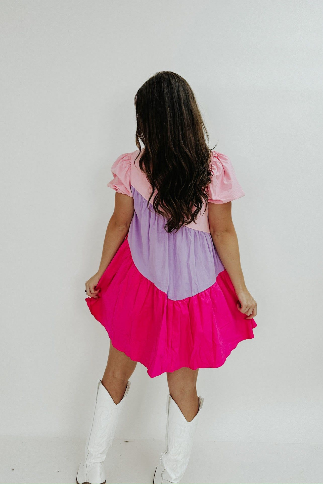 Lovely Views Asymmetrical Mini Dress sold by Bella Rose boutique product image thumbnail 6