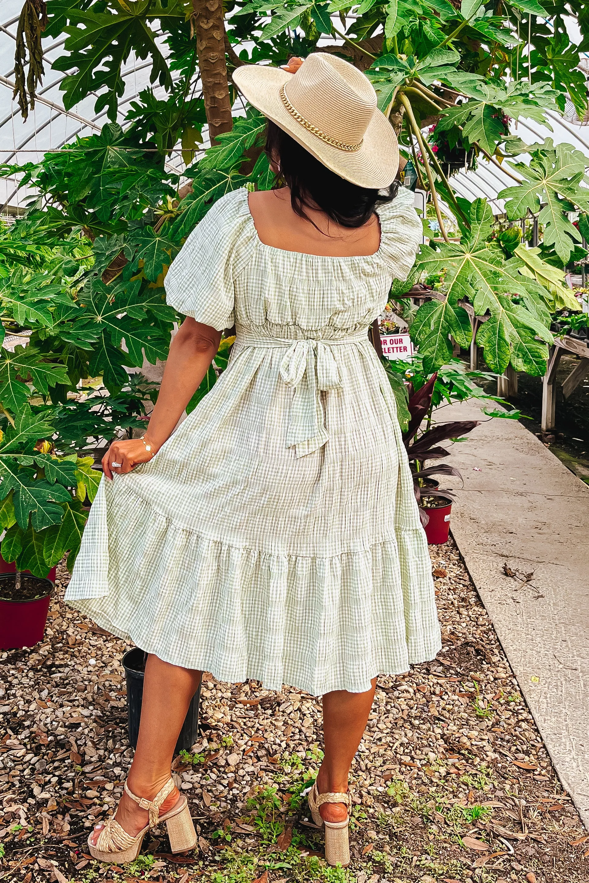 Total Sweetheart Gingham Dress sold by Bella Rose boutique product image thumbnail 3