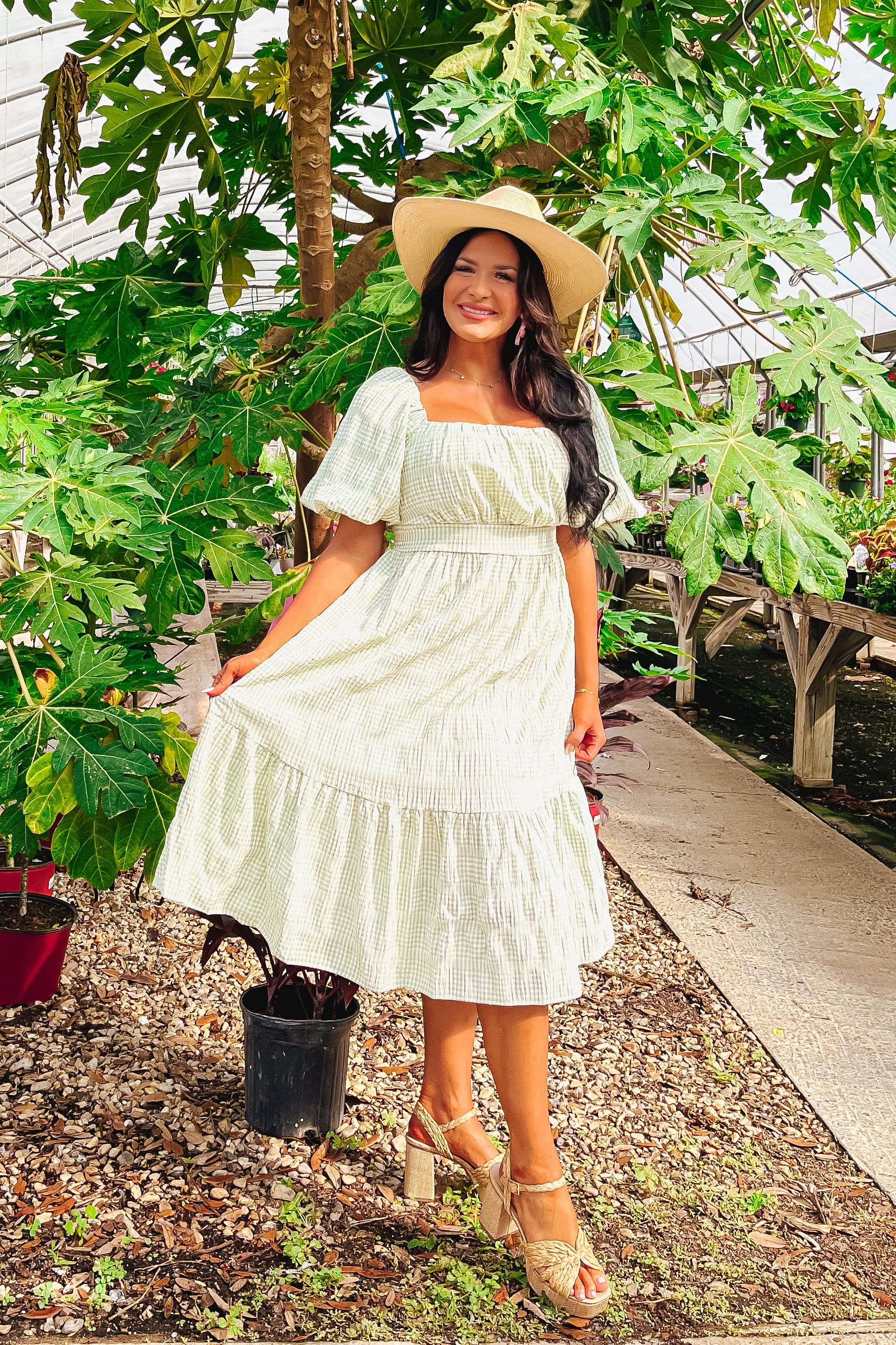 Total Sweetheart Gingham Dress sold by Bella Rose boutique product image thumbnail 4