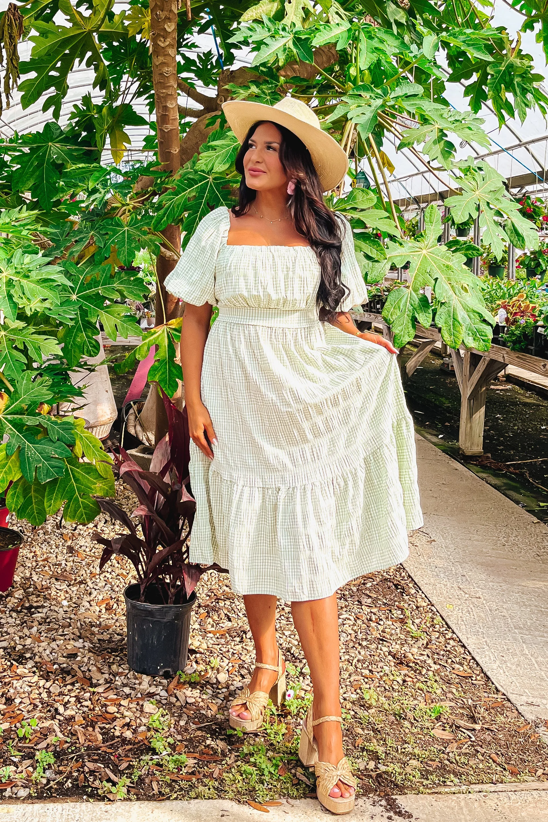 Total Sweetheart Gingham Dress sold by Bella Rose boutique