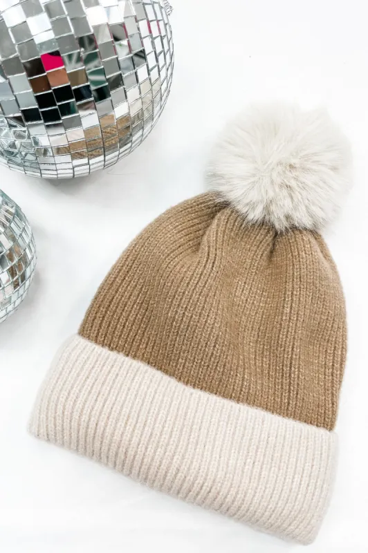 Breezy Babe Color Block Beanie sold by Bella Rose boutique