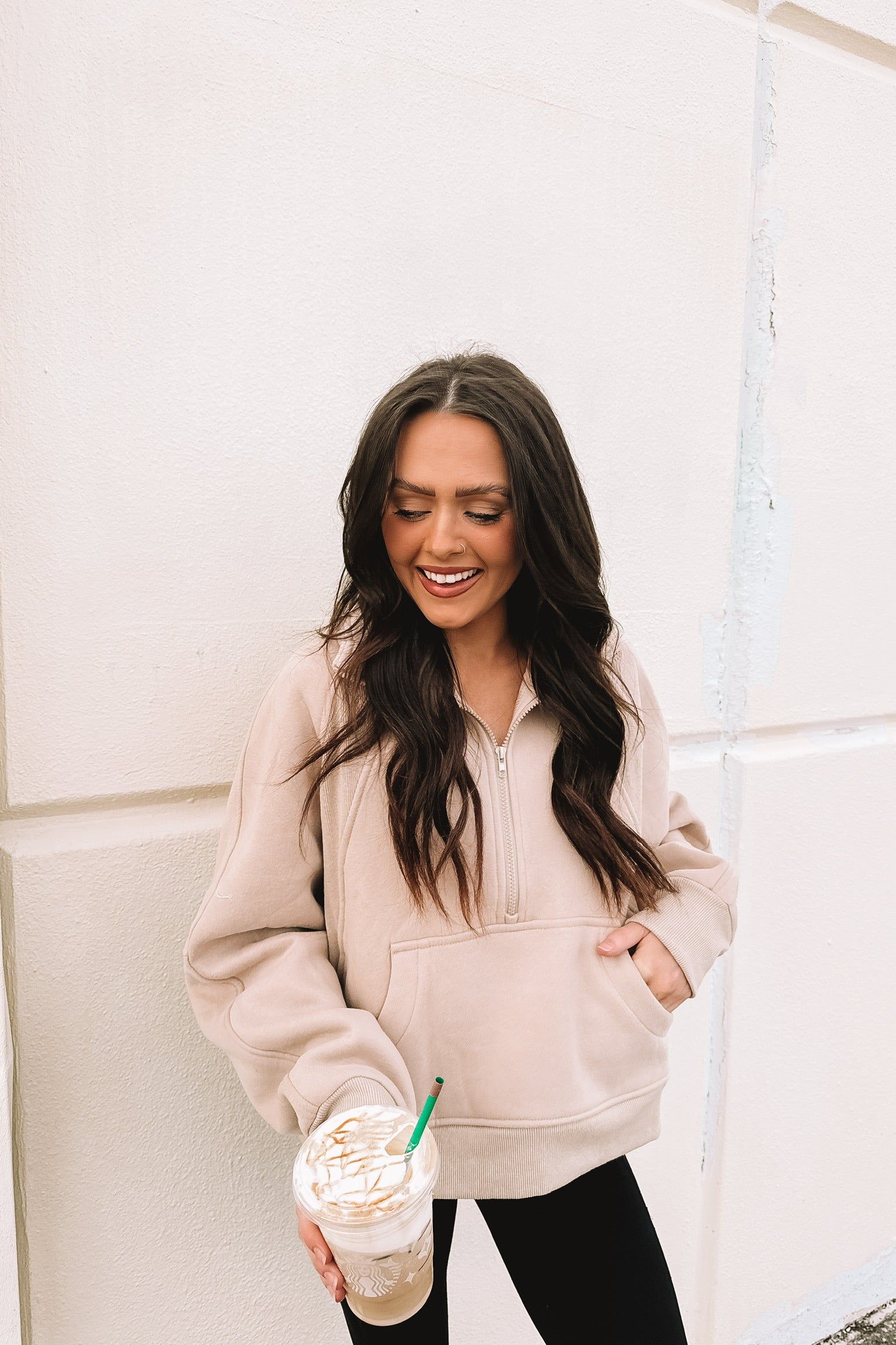 Worry Less Half Zip Pullover sold by Bella Rose boutique product image thumbnail 2