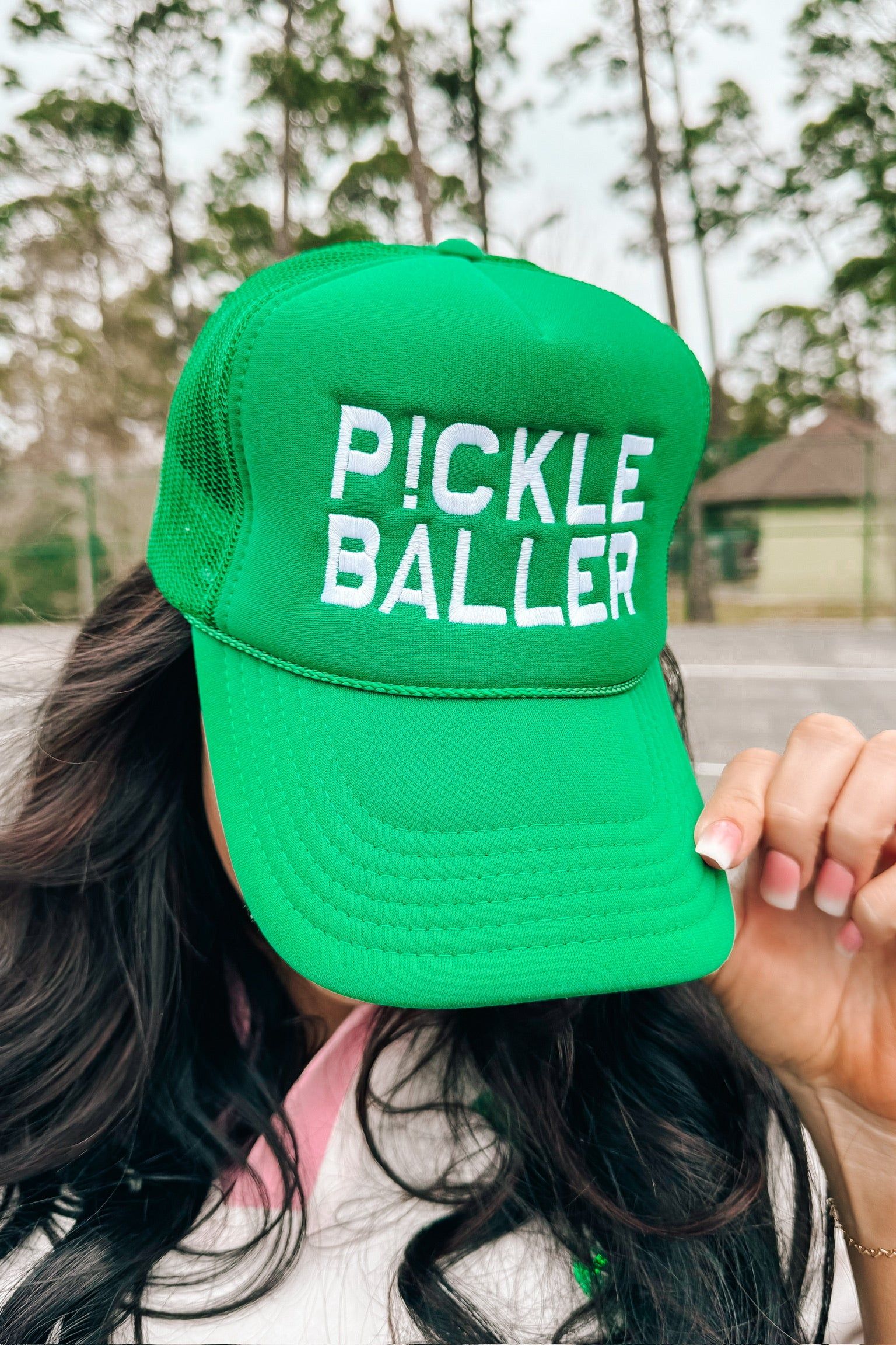 Pickle Baller Trucker Hat sold by Bella Rose boutique product image thumbnail 2