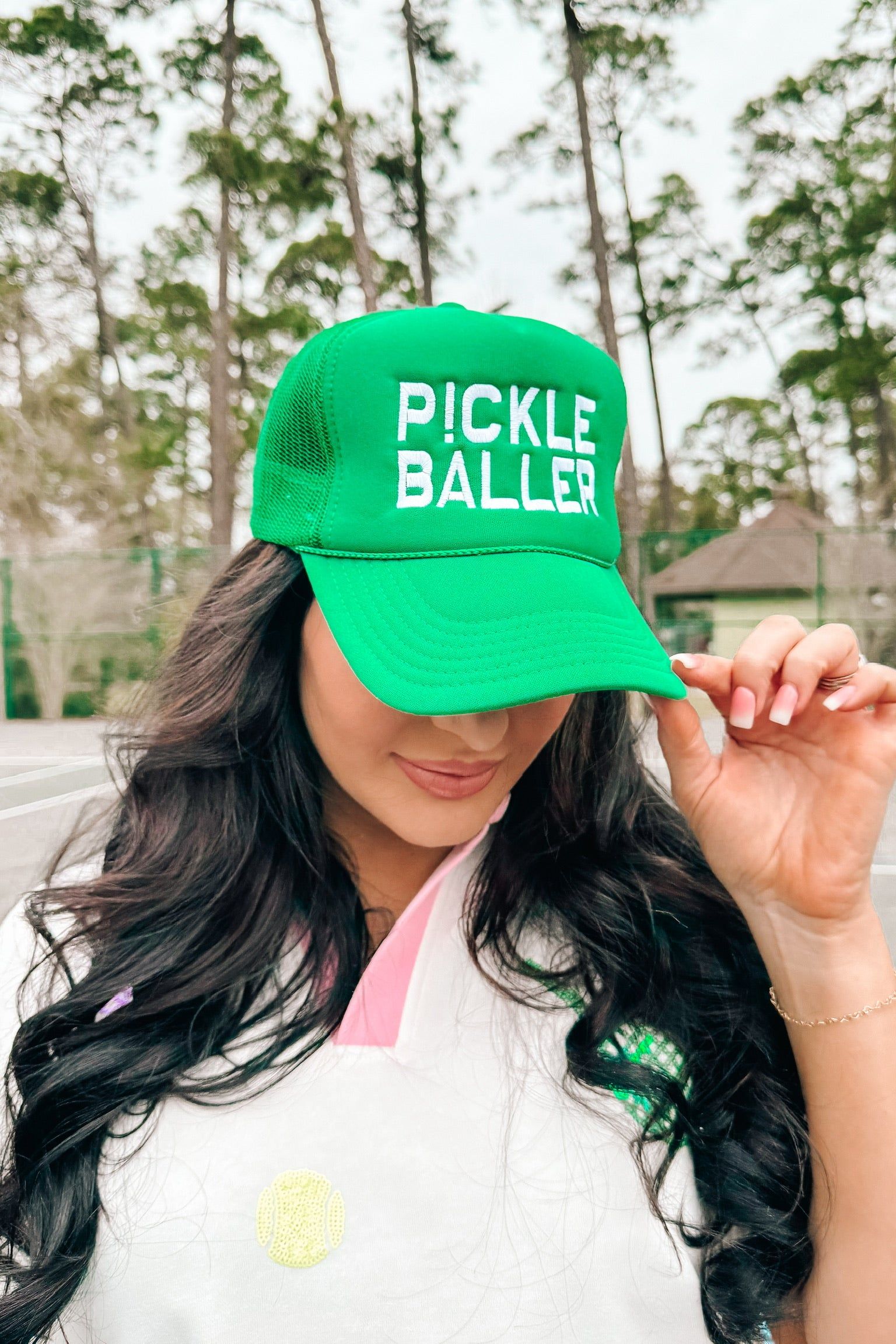 Pickle Baller Trucker Hat sold by Bella Rose boutique