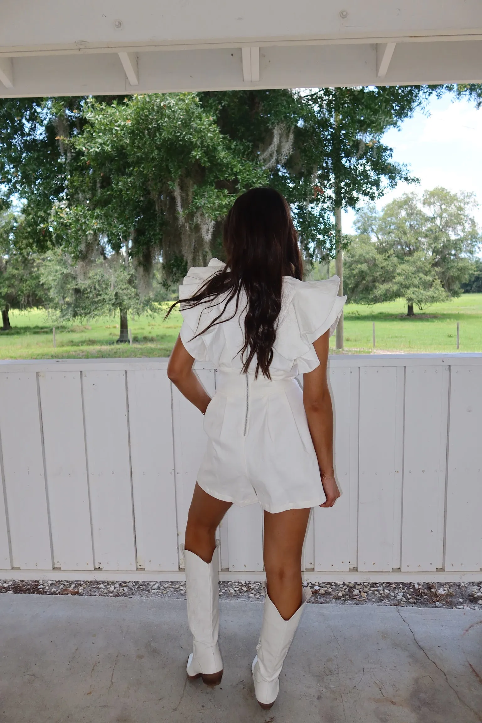 Weekend Away Twill Romper sold by Bella Rose boutique product image thumbnail 3