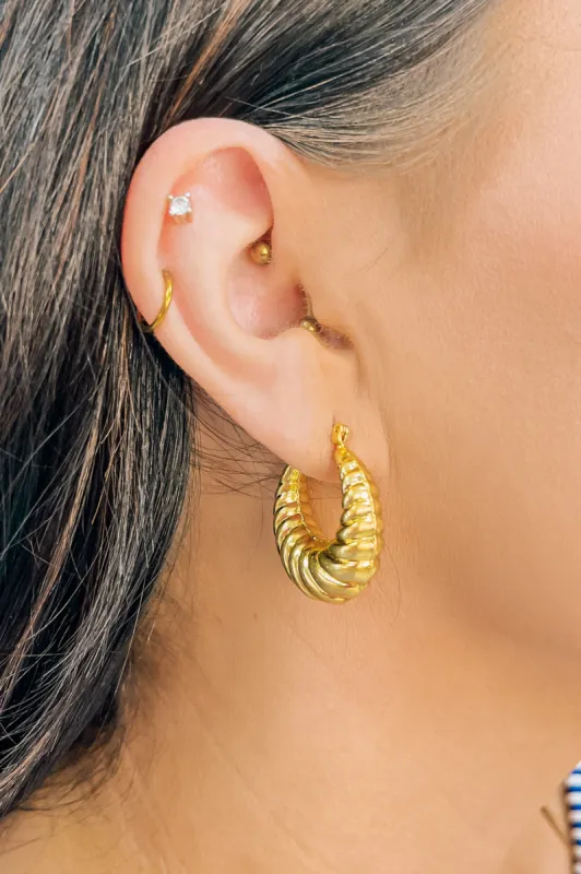 Success Story Hoop Earrings sold by Bella Rose boutique