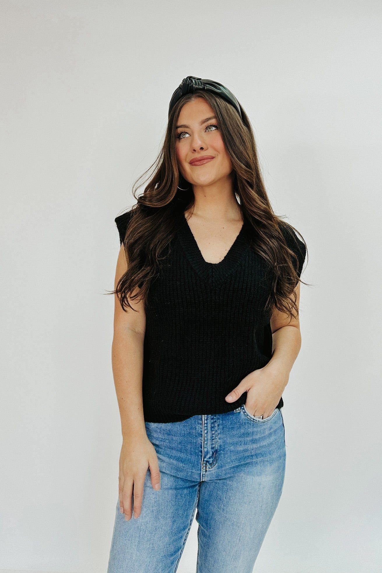 Can't Be Matched Sweater Vest sold by Bella Rose boutique product image thumbnail 4