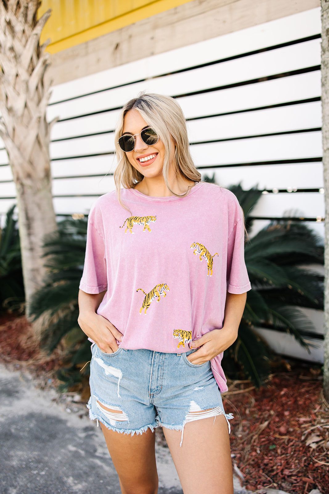 Vintage Wash Tiger T-shirt sold by Bella Rose boutique product image thumbnail 3