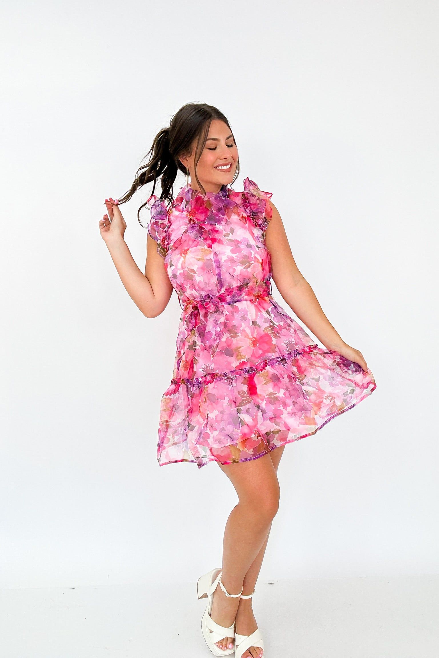 Everlasting Wonder Floral Dress sold by Bella Rose boutique product image thumbnail 3