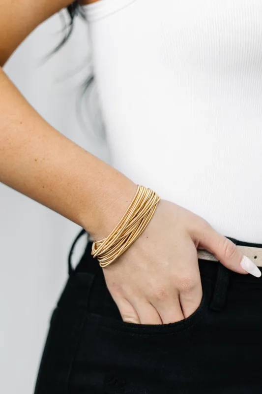 25 Piece Spring Wire Bracelet Set (LAST ONE) sold by Bella Rose boutique