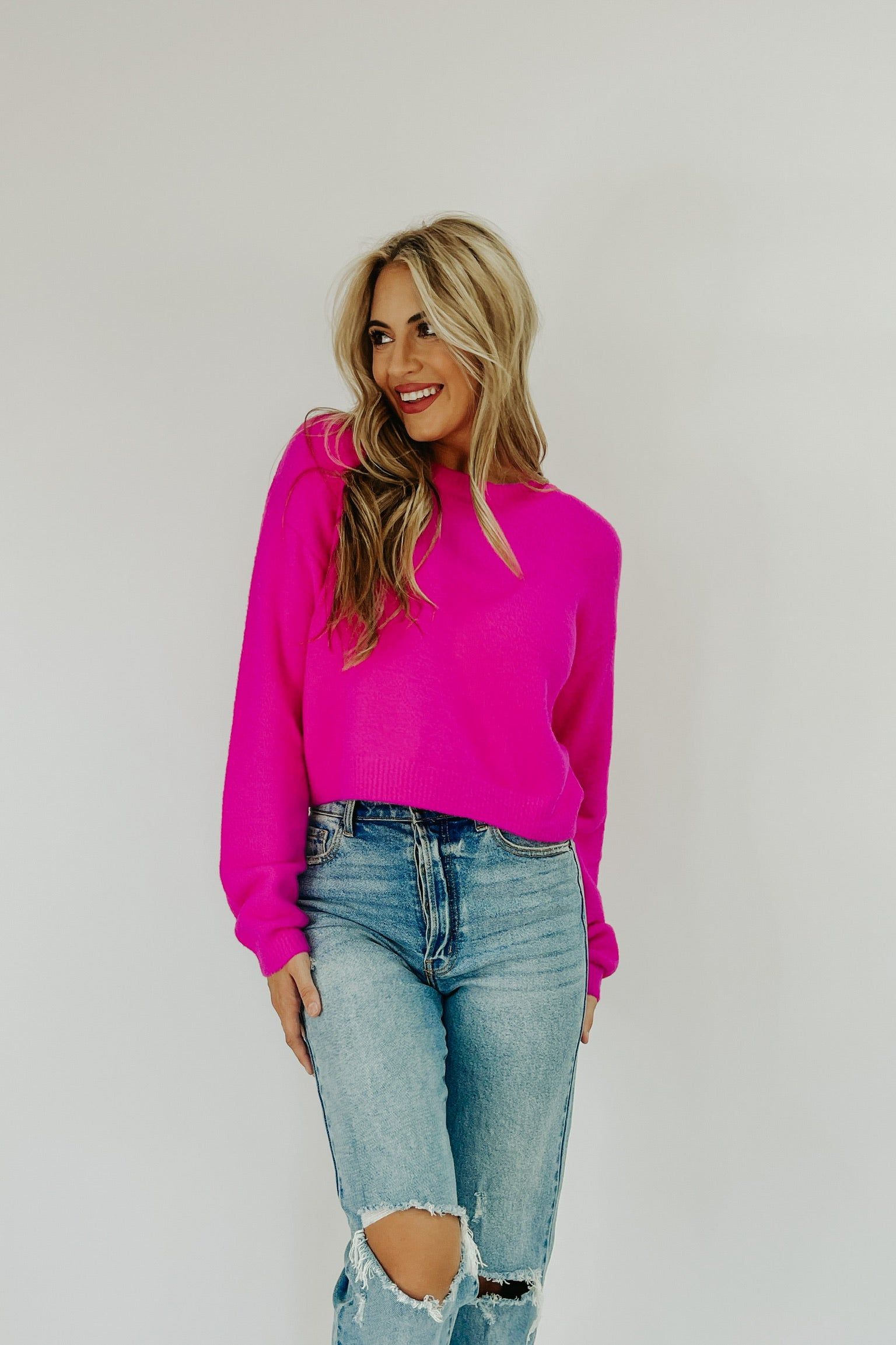 Like A Warm Hug Cropped Sweater sold by Bella Rose boutique