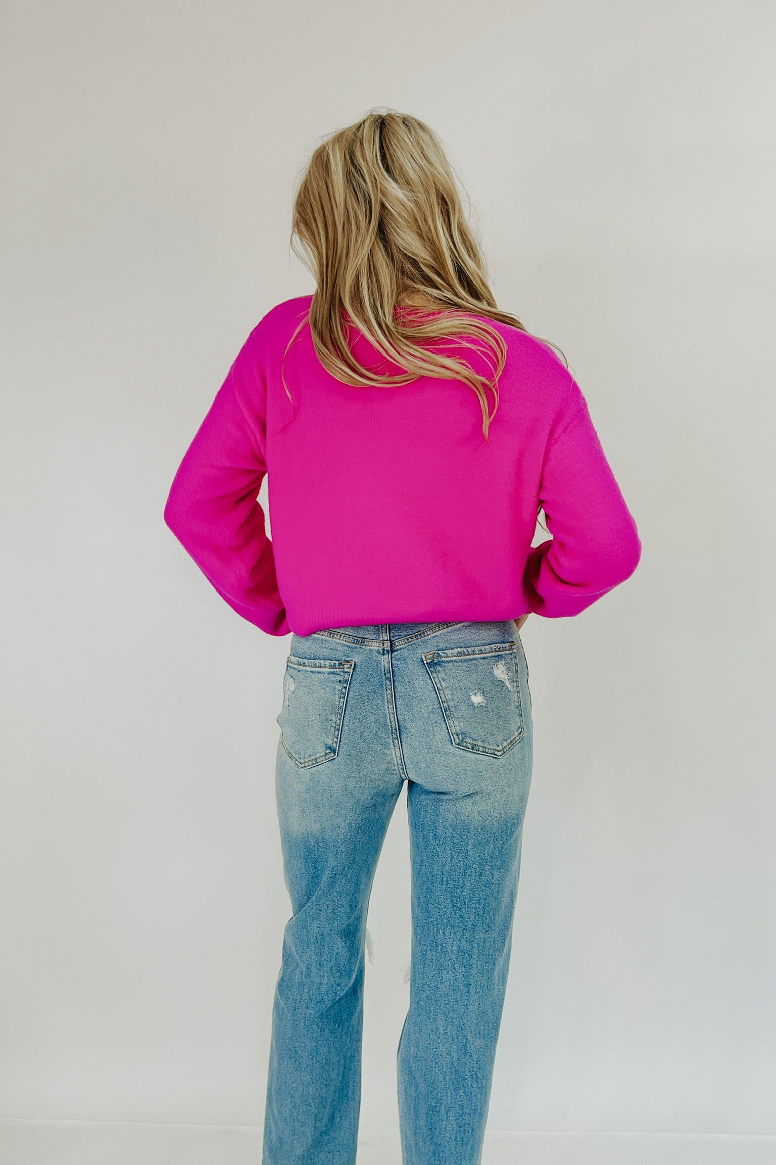 Like A Warm Hug Cropped Sweater sold by Bella Rose boutique product image thumbnail 5